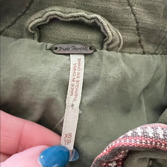 Free People Women's Flight Line Bomber Jacket in Green Size XS - Picture 6 of 7